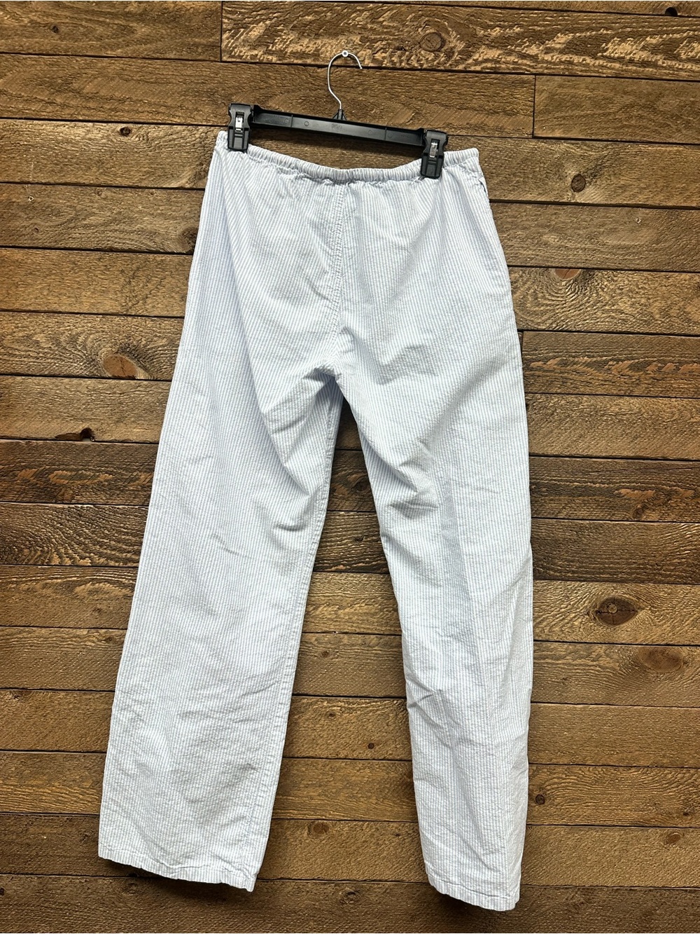 Brandy Melville Light Blue Striped Seersucker Pants - Picture 7 of 8